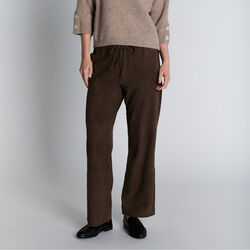 2847PBOEkola suede trousers, smoke, PBO