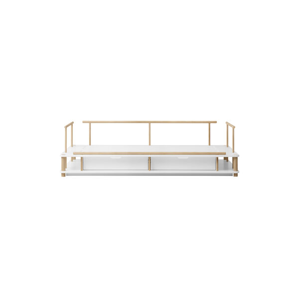 Camp Day Bed, white/oak, Oliver Furniture