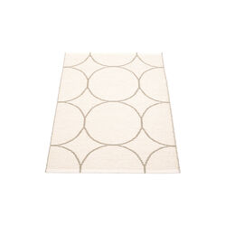 Boo golvlöpare, dark linen/vanilla, Pappelina