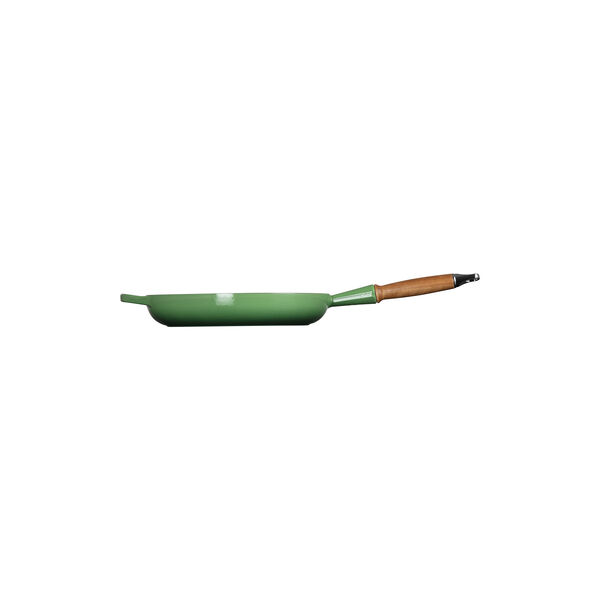 Signature gjutj&auml;rn stekpanna med tr&auml;handtag &Oslash; 28 cm, bamboo green, Le Creuset