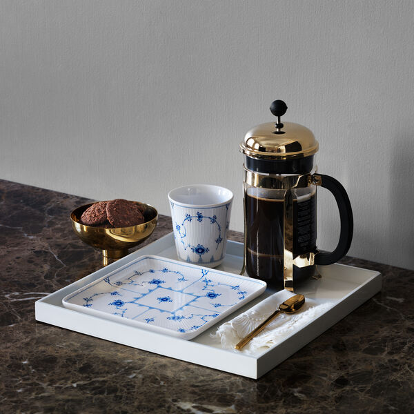 Blue Fluted Plain tallrik, 20 cm, Royal Copenhagen