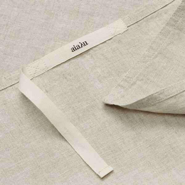 Linen Kitchen Towel, pure natural, Aiayu