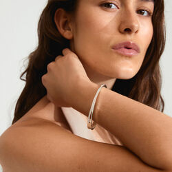 KIRA Armband, silverpl&auml;terat, Pilgrim