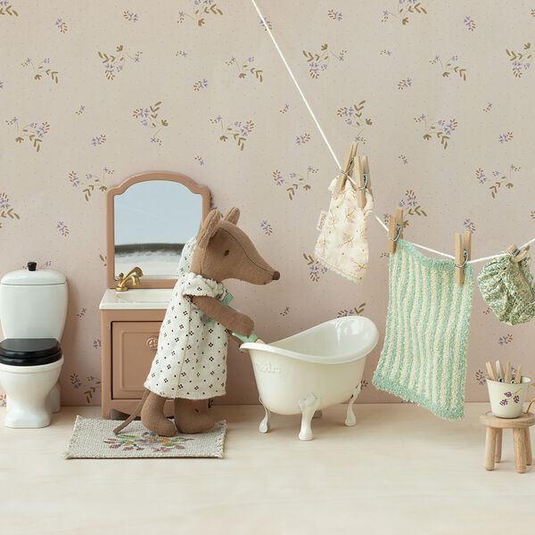 Mouse Sink Dresser, dark Powder, Maileg