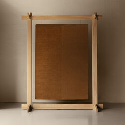 Echo Yano Rug, mustard, Linie Design