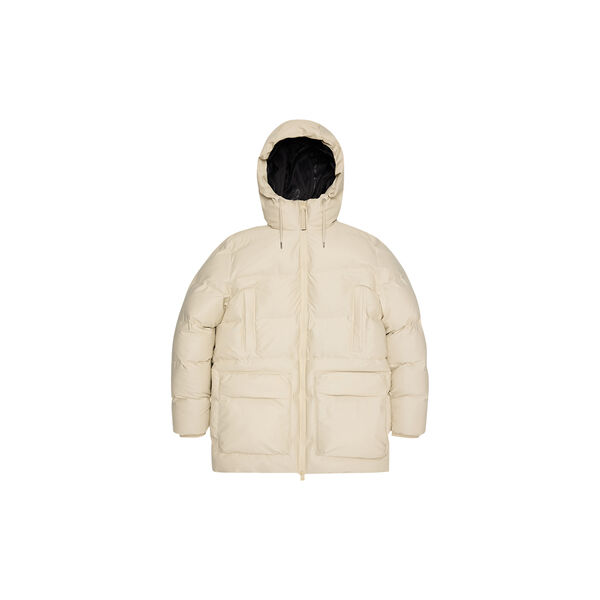 Alta Long Puffer Cargo Jacket, dune grain, Rains