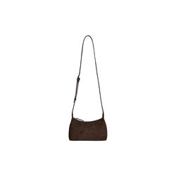 AvenyaMBG Cross. Bag Suede, dark brown, Markberg