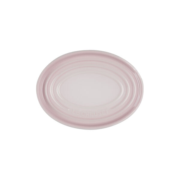 Oval grytskedhållare, shell pink, Le Creuset