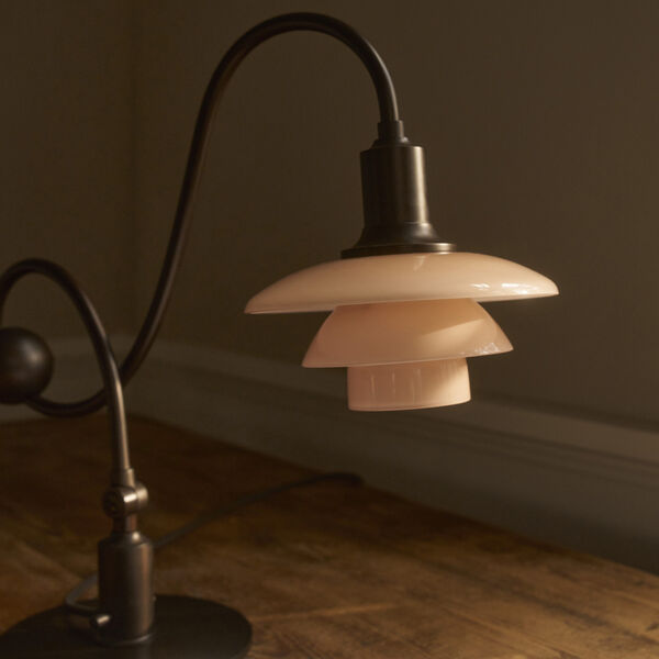 PH 1/1 Piano Table Lamp Limted Edition, dusty terracotta, Louis Poulsen