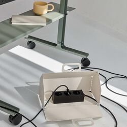 Power Bar 5 meters, charcoal, Pedestal