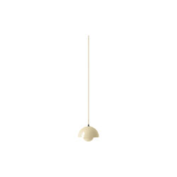 Flowerpot VP10 Pendant, ivory, &Tradition