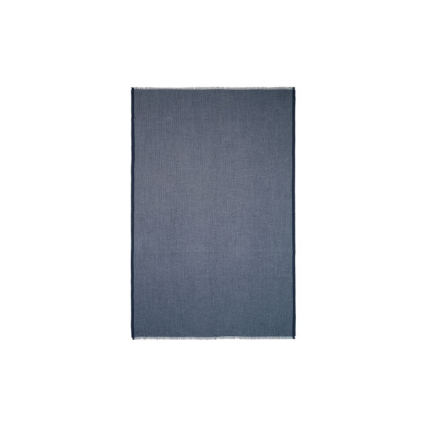 Herringbone pl&auml;d, dark blue/grey, ELVANG