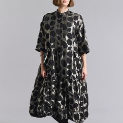 Flowerbomb lång klänning, stone/black flowerbomb, BITTE KAI RAND