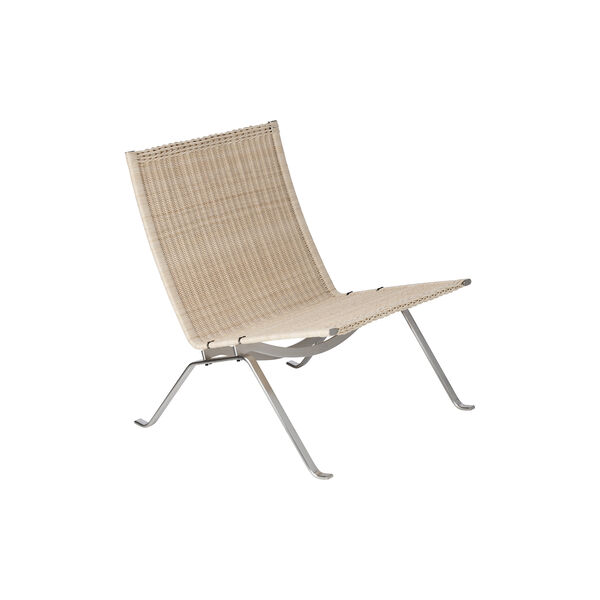 PK22™ Loungestol, rottingflätad, Fritz Hansen