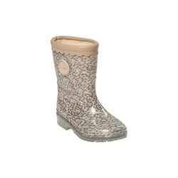 MellyKB Rubber Boot w. Lining, off white w aop, Sofie Schnoor