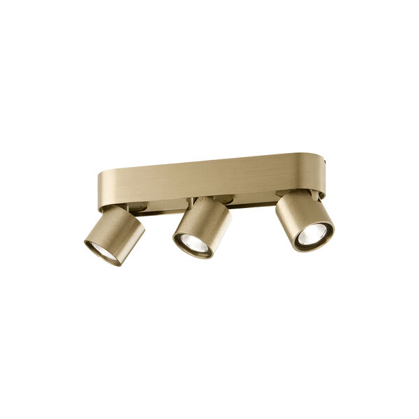 AURA C3 taklampa, brass, LIGHT-POINT