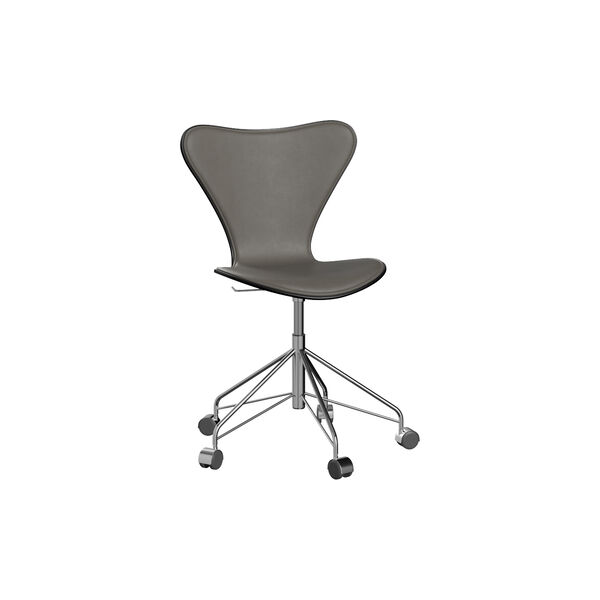 Serie 7&trade; 3117 Front Upholstered Office Chair, Essential lava, Fritz Hansen