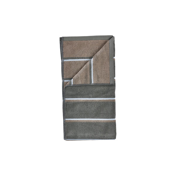 Sauna handduk, olive green/taupe/blue fog, Zone Denmark