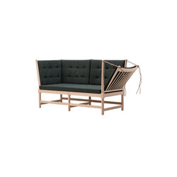 The Spoke-Back Sofa, Steelcut Quartet 994/soap treated beech, Fredericia Furniture
