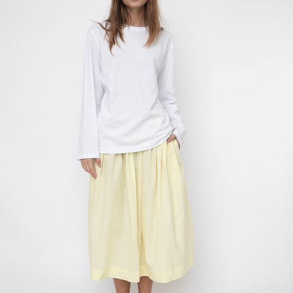 Freya långärmad T-Shirt, white, Studio Feder