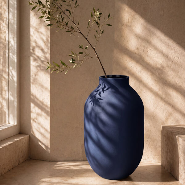 Studio Omaggio #1 Vas H 50 cm, bl&aring;, K&auml;hler