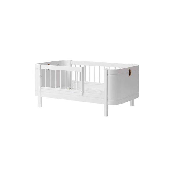 Wood Mini+ Cot Bed incl. Junior Kit 68x122/162 cm, white, Oliver Furniture