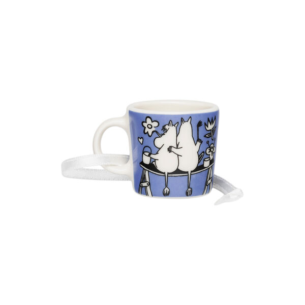 Mummy mini mugg K&auml;rlek, indigo, Moomin Arabia