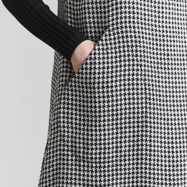 Chesu ärmlös klänning, black/ivory pepita, BITTE KAI RAND