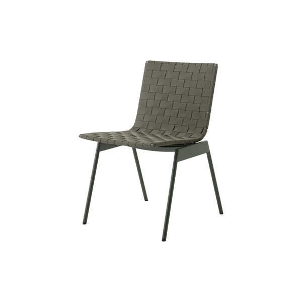 Ville AV33 Outdoor Side Chair, bronze green, &Tradition