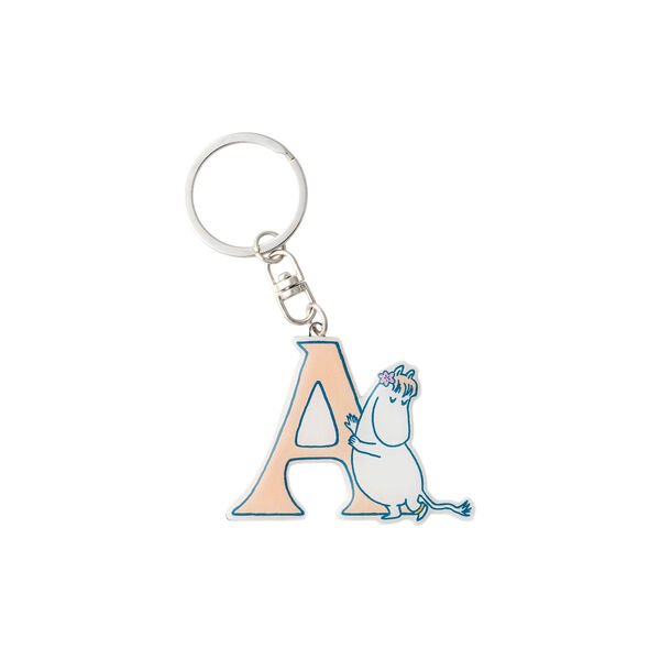 Alphabets keychain A, Moomin Arabia