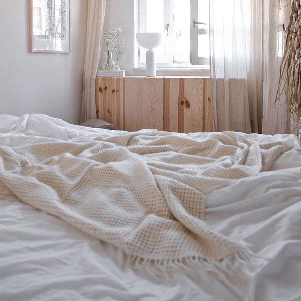 Basket pläd, off white, ELVANG