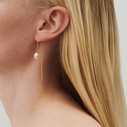 Lagoon &ouml;rh&auml;nge kedja, guld, Pernille Corydon Jewellery