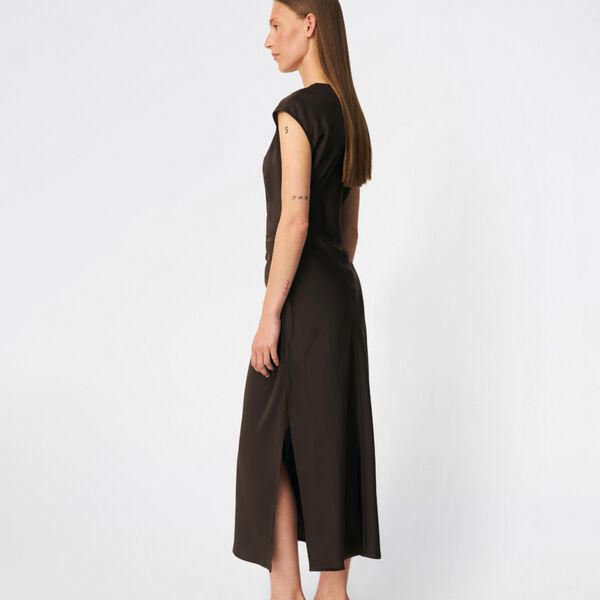 Tailormd dress, seal brown, Modstr&ouml;m