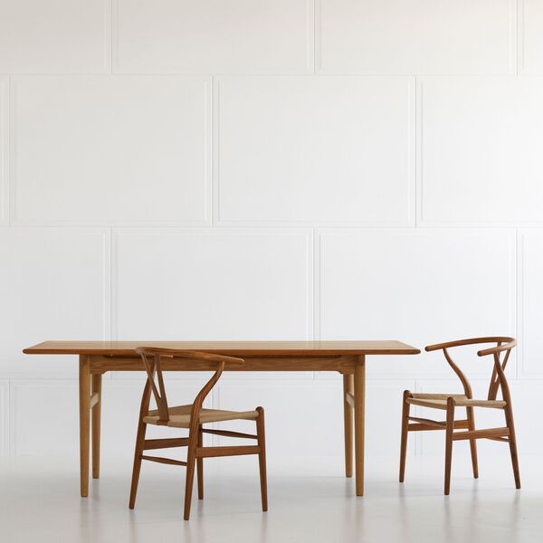 CH327 Matbord, oljad teak/oljad oak, Carl Hansen & Søn