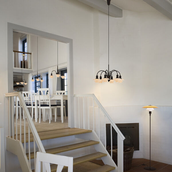 PH 3&frac12;-2&frac12; Golvlampa Centenary Edition, amber/opal white, Louis Poulsen