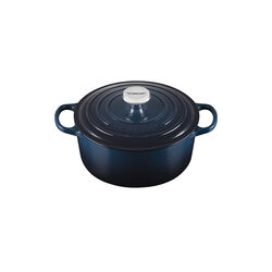 Signature rund gryta &Oslash; 24 cm, nuit, Le Creuset