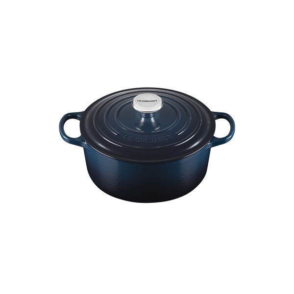 Signature rund gryta &Oslash; 24 cm, nuit, Le Creuset