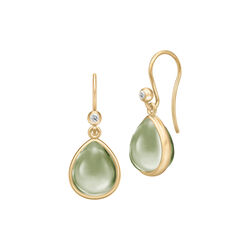 Paloma Earrings, gold/olive, Julie Sandlau
