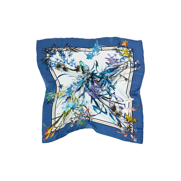 ASIAN GARDEN Scarf, blue, Bella Ballou
