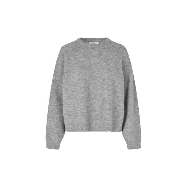 MaFathia Top, m. grey mel., Masai