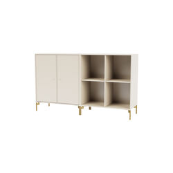 PAIR Classic Sideboard with Brass Legs, 158 oat, Montana Furniture