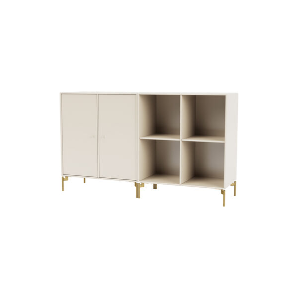 PAIR Classic Sideboard with Brass Legs, 158 oat, Montana Furniture