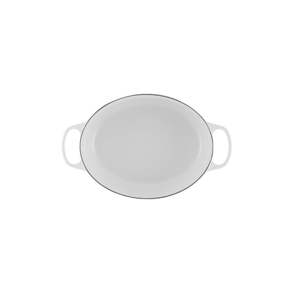 Signature gjutj&auml;rn oval gryta &Oslash; 31 cm, white, Le Creuset