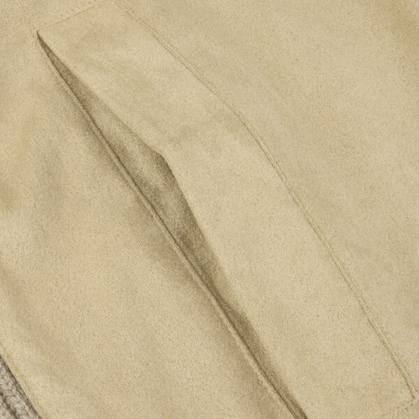 Cardigan Knitted Hybrid Buttoned Alcantara, light beige, Stenstr&ouml;ms