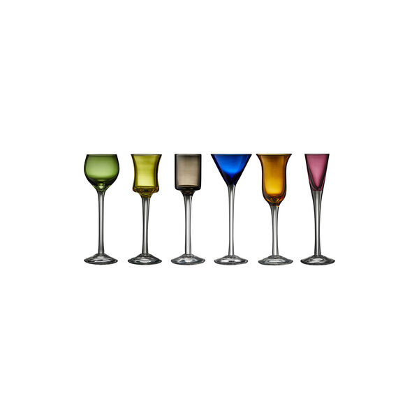 Snapsglas 6 st., Lyngby Glas