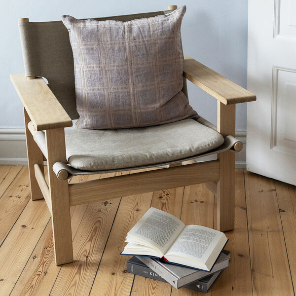 Dahlia kuddfodral, brown, ELVANG