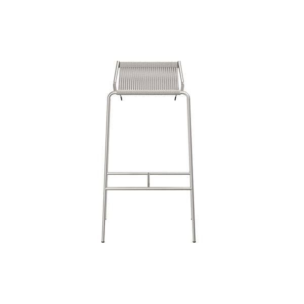 Noel Bar Chair, steel/fair grey, Thorup Copenhagen