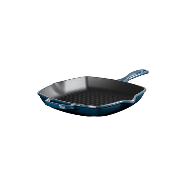 Signature kvadratisk grillpanna 26 cm, nuit, Le Creuset
