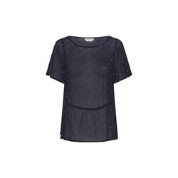 DusinePW Blouse, dark navy dot print, Part Two