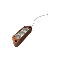 Power Strip for TV Stand, walnut/white, KRISTIAN JUUL